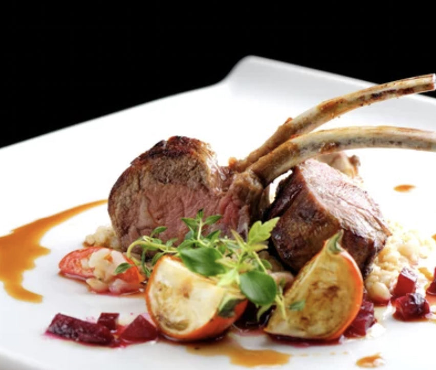 Balsamic Glazed Rack of Lamb