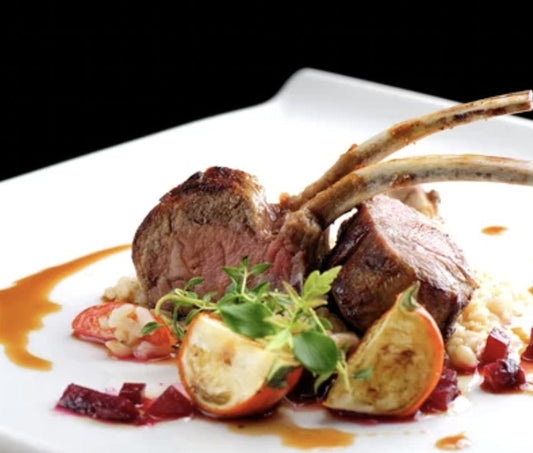 Balsamic Glazed Rack of Lamb