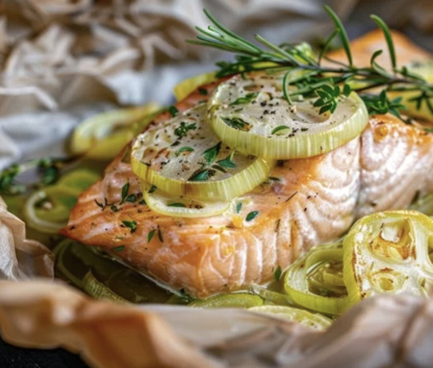 Salmon En Papillote