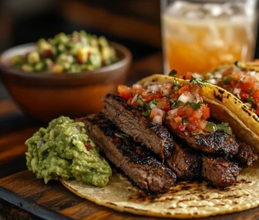 Flat Iron Steak Tacos